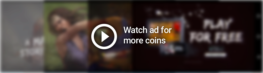 Users watch ad for free virtual currency.