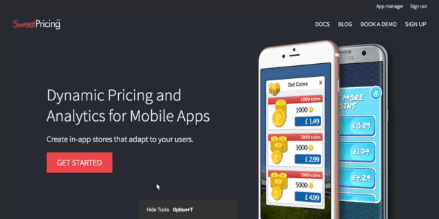 You can use Sweet Pricing's App Finder tool to find your existing Android or iOS mobile app.